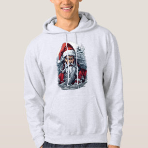 Striking Samurai Santa Claus Hoodie