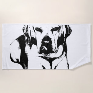 Striking Silhouette Beach Towel