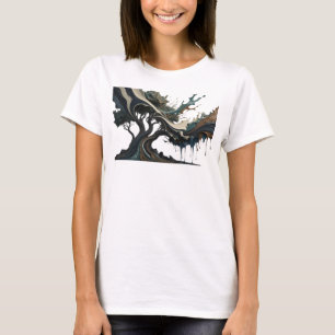 Striking Silver ABSTRACT ART Art Print v2 T-Shirt