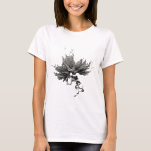 Striking Silver ABSTRACT ART Design T-Shirt
