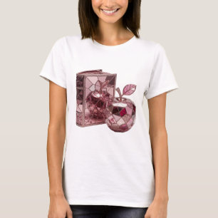 Striking Silver ABSTRACT ART Graphic Design T-Shirt