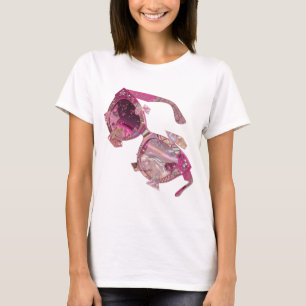 Striking Silver ABSTRACT ART Modern Design v2 T-Shirt