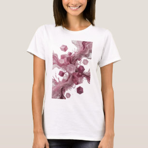 Striking Silver ABSTRACT ART Wearable Art v2 T-Shirt