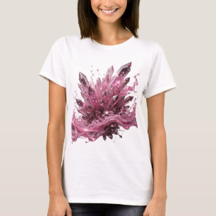 Striking Silver CRYSTAL ESSENCE Wearable Art T-Shirt