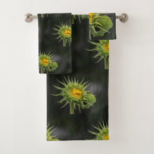 Striking Sunflower Bath Towel Set