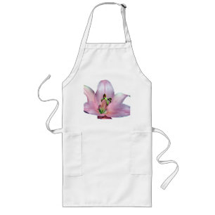 Striking Tiger Lily Long Apron
