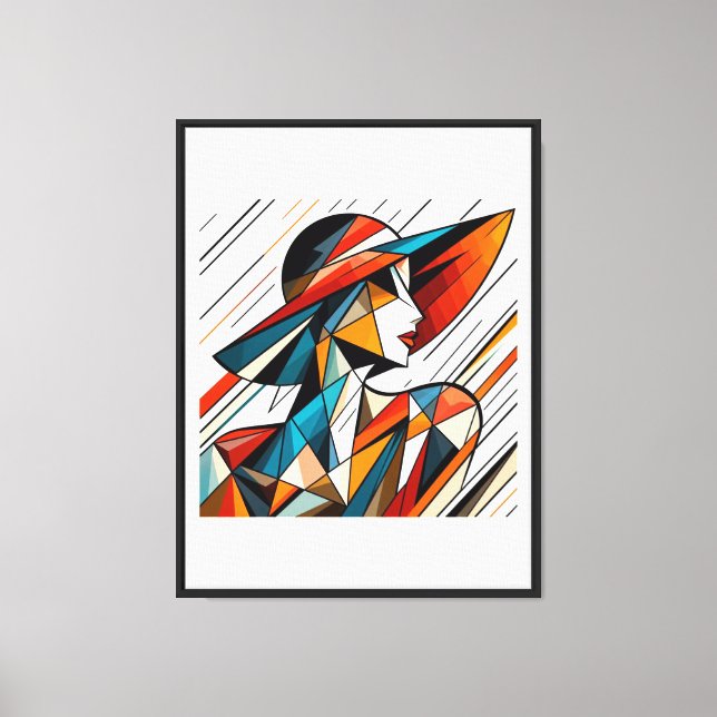 Striking Visual Artwork #13 Canvas Print (Front)