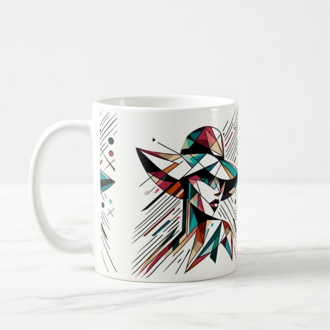 Striking Visual Artwork #5 Coffee Mug (Left)