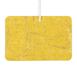 Striking Yellow Abstract Painter Art Lover Car Air Freshener