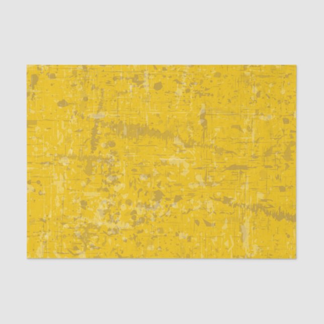 Striking Yellow Abstract Painter Art Lover Tissue Paper (Front)