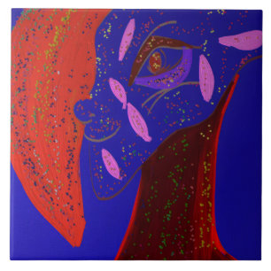 Strikingly Beautiful Creature Ceramic Tile