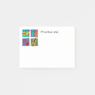 String 4-tet post-it notes