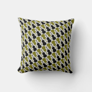 String Bass Pattern Cushion