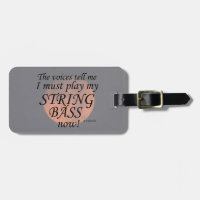 String Bass Voices Say Must Play