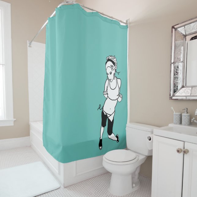 string billy shower curtain (In Situ)