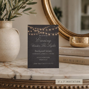 String Light Gathering Invitation