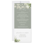 String Lights Floral Sage Green All In One Wedding