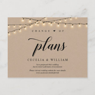 String Lights, Kraft, Change of Plans, Postponed Postcard