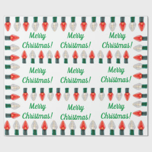 String Lights Wrapping Paper