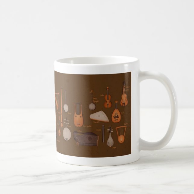 String Musical Instruments Coffee Mug (Right)