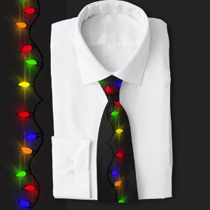 String of Christmas lights Tie