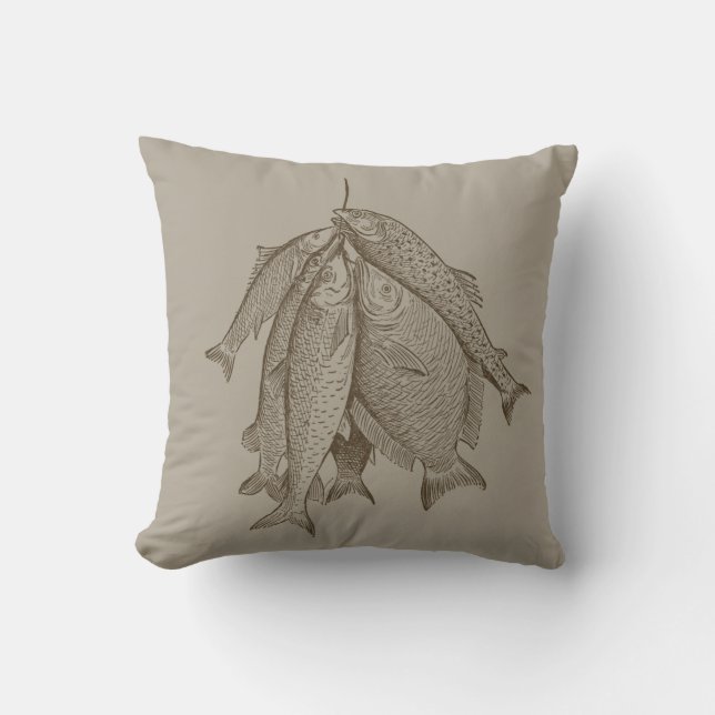 String Of Fish Cushion (Front)