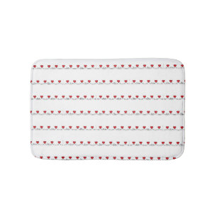 ***STRING OF HEARTS*** BATH MAT