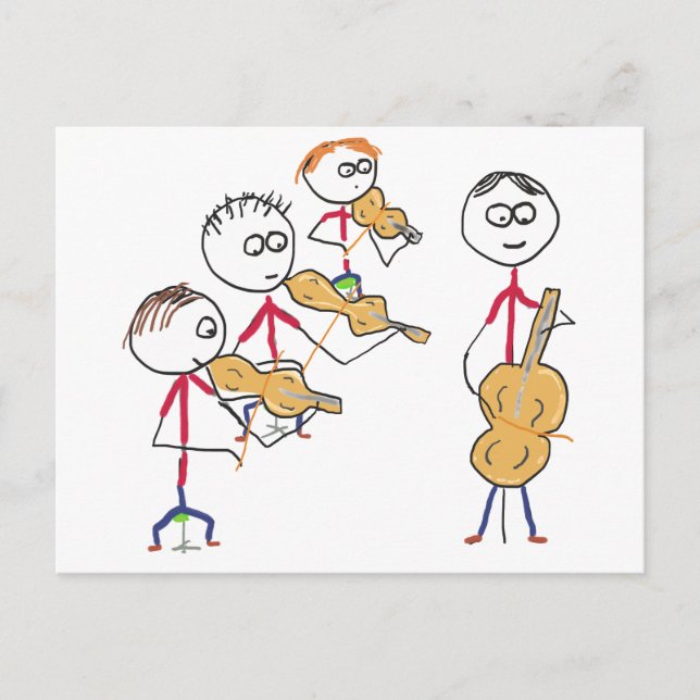 String Quartet 2 Postcard (Front)