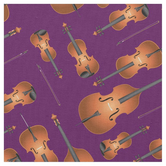 String Quartet Instruments Music Musician Purple Fabric (Close Up)
