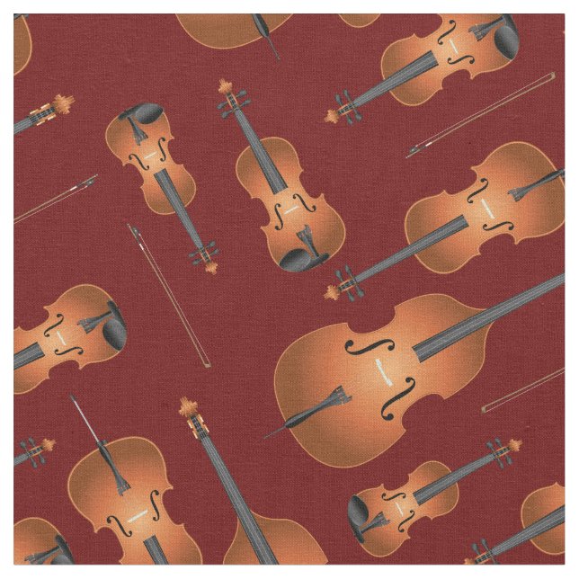 String Quartet Instruments Music Musician Red Fabric (Close Up)