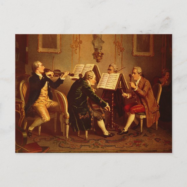 String Quartet Postcard (Front)