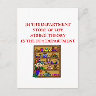 STRING theory gifts Postcard