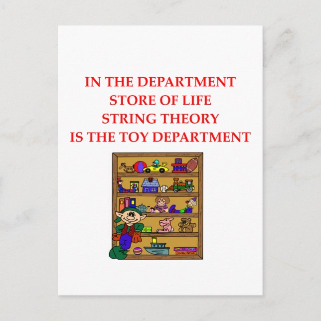 STRING theory gifts Postcard (Front)