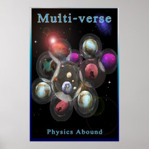 String theory multiverse poster