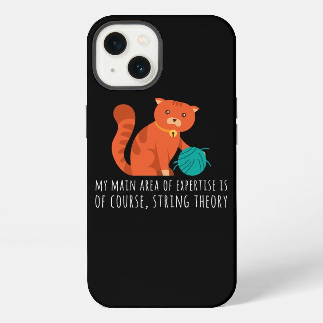 String Theory Particle Quantum Physics Scientist C iPhone Case (Back)