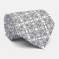 Stringed Black Spotted Boxes On White Modern Art