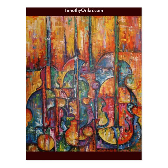 Stringed Instruments Postcard