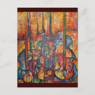 Stringed Instruments Postcard