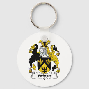 Stringer Family Crest Key Ring