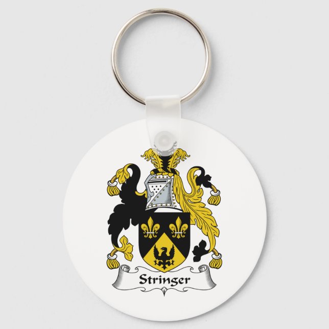 Stringer Family Crest Key Ring (Front)