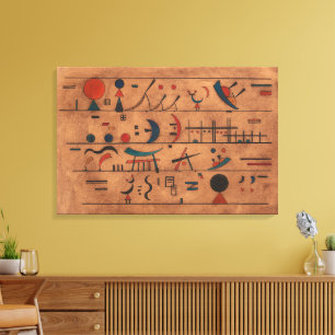 Strings of Characters Wassily Kandinsky Canvas Print