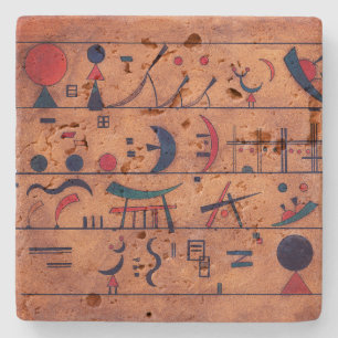 Strings of Characters Wassily Kandinsky Stone Coaster