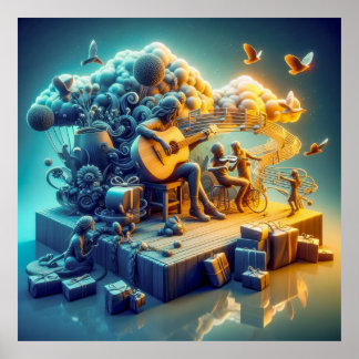 Strings of Compassion: Melodic Heartstrings Poster