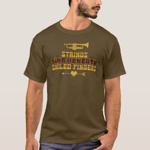 Strings Sing Beneath T-Shirt