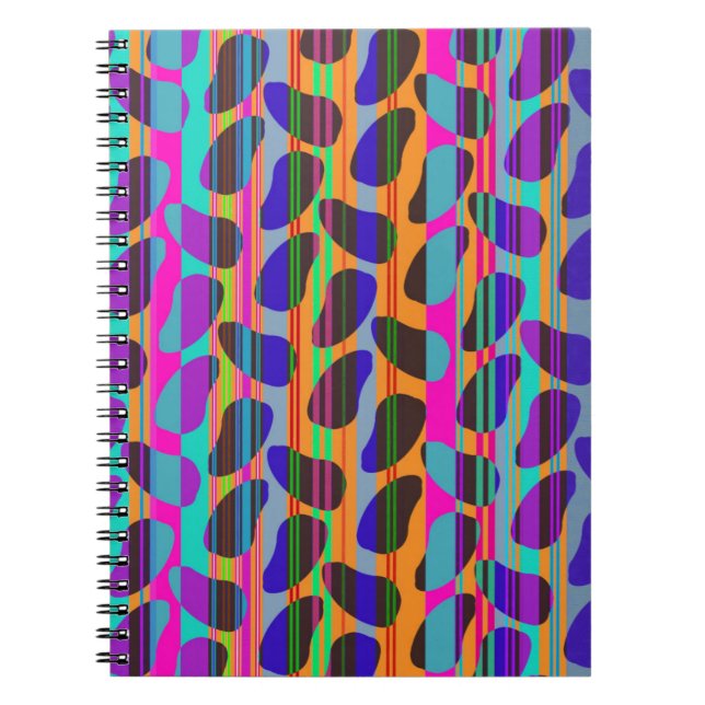 Stripe Beans Notebook (Front)