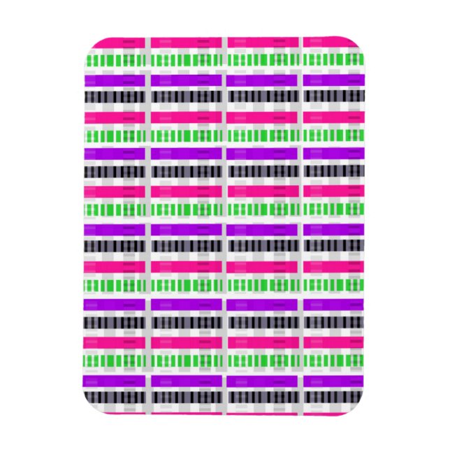 Stripe & Check 2014 Magnet (Vertical)