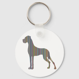 Stripe Dane Key Ring