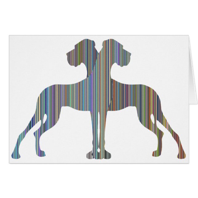 Stripe Dane Pair (Front Horizontal)