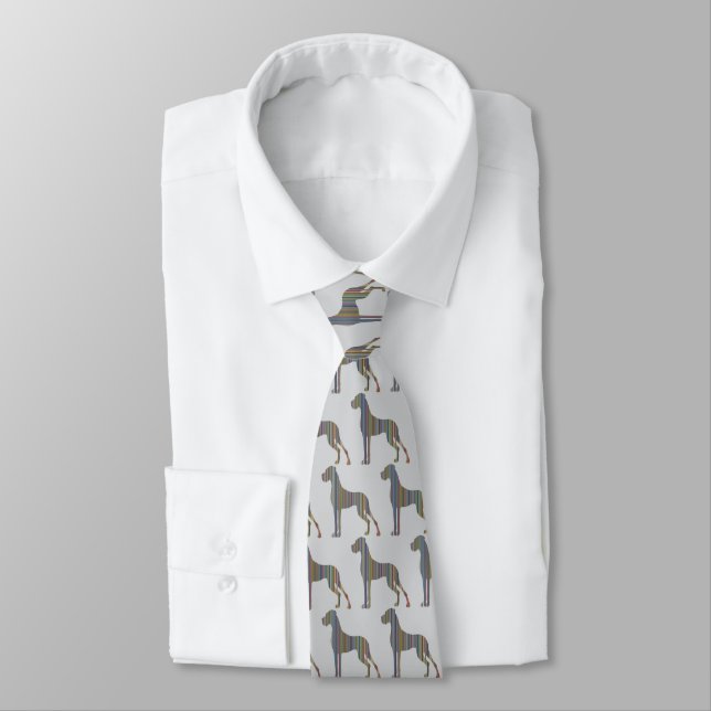 Stripe Dane Tie (Tied)