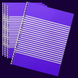 Stripe Pattern   Modern Colourful Notebook